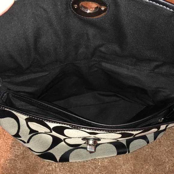 *SOLD* Coach Foldover Purse with Toggle Closure - Picture 6 of 6